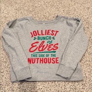 Gray Christmas Vacation Holiday Sweatshirt